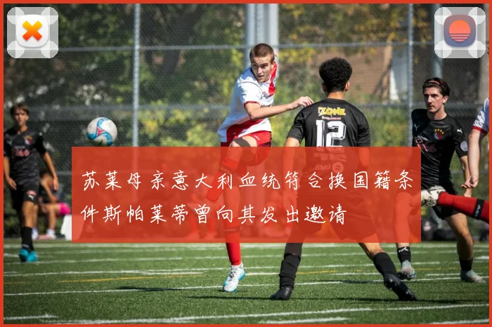 苏莱母亲意大利血统符合换国籍条件斯帕莱蒂曾向其发出邀请